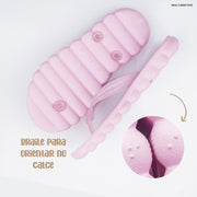 Chinelo Infantil Pampili Puffly Ursinhos Carinhosos Rosa