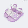 Sandália Papete infantil Pampili Bia Ursinhos Carinhosos Lilás