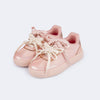 Tênis Infantil Pampili Life Duplo Cadarço Rosa