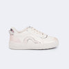 Tênis Infantil Pampili Life com Recortes Metalizados Off White