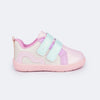 Tênis Infantil Pampili Sophie Barefoot Texturizado Colorido