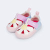 Tênis Infantil Pampili Sophie Barefoot Flor Colorido