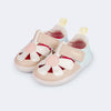 Tênis Infantil Pampili Sophie Barefoot Flor Nude