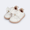 Tênis Infantil Pampili Sophie com Laço Branco