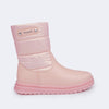 Bota Infantil Feminina Pampili Flora Comfy Rosa