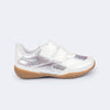 Tênis Infantil Pampili New Honey Branco Prata