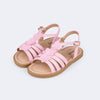 Sandália Infantil Pampili Mini Maitê Borboletas Rosa