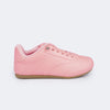 Tênis Flat Infantil Pampili Cadarço Elástico Coral