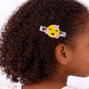 Presilha de Cabelo Bico de Pato Pampili Corações Diversos Transparente