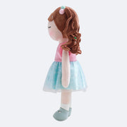 Boneca Metoo Angela Candy School Rosa e Azul - 33 cm - boneca angela de pelúcia
