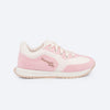 Tênis Infantil Feminino Zeal Recortes Camurça Nude e Rosa Glace