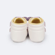 Bota de Bebê Pampili Nina Laço Branca e Colorida - bota para bebê