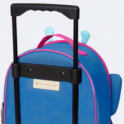 Mochila de Rodinha Escolar Zoo Borboleta Skip Hop Rosa e Azul - traseira da mochila infantil de rodinha