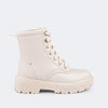 Bota Coturno Infantil Feminina Duda Nude