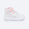 Tênis Infantil Feminino XP24 Cano Alto Branco e Rosa