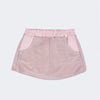Short Saia Infantil Pampili Lurex Rosa Novo