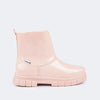 Bota Infantil Feminina Lucky Cano Curto Verniz Rosa