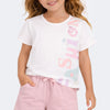 Camiseta Infantil Pampili Fashion Candy Off White