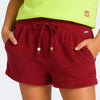 Short Infantil Feminino Pampili Cotelê Vermelho