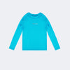 Blusa Infantil Feminina com Proteção Solar Azul Turquesa