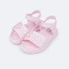 Sandália Infantil Pampili Lili Flores Rosa Suspiro
