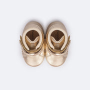 Bota de Bebê Pampili Nina Laço Dourada - bota infantil feminina