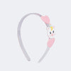 Tiara de Cabelo Infantil Unicórnio Transparente Colorida