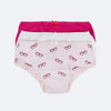 Kit Calcinha Infantil Pampili Sortidas Óculos Pink e Rosa