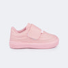 Tênis Infantil Feminino Pampili Yumi Matelassê Rosa Glace