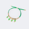 Pulseira Infantil Pampili Búzios Verde