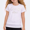 Camiseta Infantil Pampili Good Vibes Branca