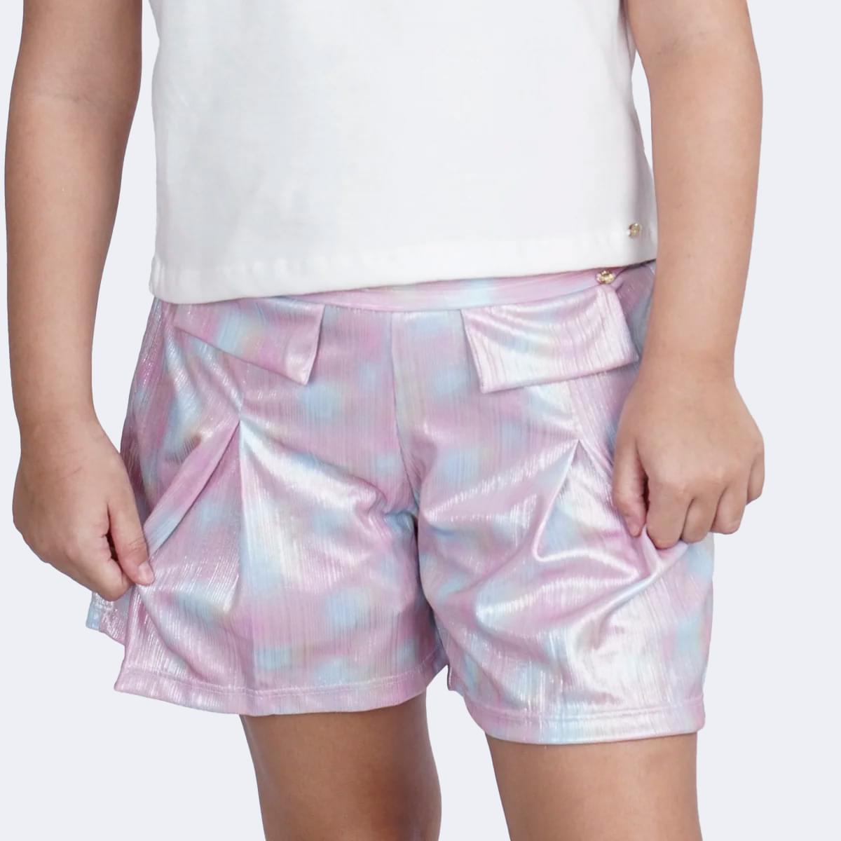 Short Infantil Pampili Pregas Tye Dye