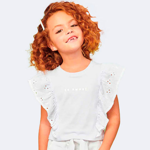 Conjunto Infantil Infanti So Sweet Laise Branco