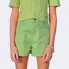 Short Infantil Vic&Vicky Cintura Alta Verde Neon
