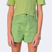 Short Infantil Vic&Vicky Cintura Alta Verde Neon