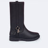 Bota Infantil Cano Longo Pampili Safira Preta