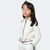 Jaqueta Infantil Feminina Pampili Moletom Cute Girl Off White
