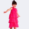 Vestido Infantil Pampili Babados em Tule Pink