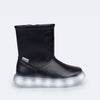 Bota de Led Infantil Pampili Brilho Cintilante Preta