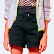 Short Infantil Vic&Vicky Cintura Alta Preto