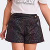 Short Infantil Feminino Pampili Poá Colorido Preto