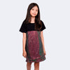 Vestido Infantil Pampili Fashion Girl Mood Paetê Preto