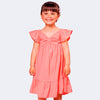 Vestido Infantil Bambollina Laço Coral