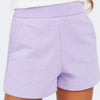 Short Infantil Pampili Bolso Faca com Strass Lilás