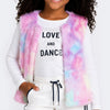 Colete Feminino Pampili Pelúcia Tie Dye