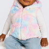 Colete Infantil Feminino Pampili Pelúcia Tie Dye