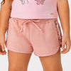 Short Infantil Pampili Paetê e Cordão Rosa