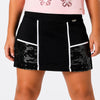 Short Saia Infantil Feminino Pampili Moletinho Paetê Preto