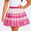 Short Saia Infantil em Tule Pampili Fashion Girl Pink