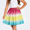 Saia de Tule Pampili Tie Dye Neon